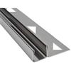 Glaszentrum Hagen - Profilo a U in Acciaio Inox 2440x12,5x11 mm - Per Parete e Pavimento - Inserimento per Docce