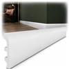 Eurodeco 10 battiscopa da 20 metri, colore bianco, materiale duro, decorazione da parete, pavimento, soffitto (DP7)