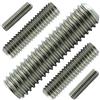 AGBERG M6 x 45 mm (50 pezzi) viti a testa piatta - Acciaio inox VA A2 V2A - Perno filettato con esagono incassato e taglio ad anello - DIN 916 - ISO 4029 | AGBERG