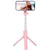 EIMSOAH Asta Selfie Portatile Pieghevole Telescopico con Telecomando per Video Dal Vivo Treppiede Ventole per Selfie Asta Pieghevole Telescopica in Acciaio Inossidabile per Viaggiatori in Famiglia