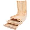 Walmeck Box Wooden Pochade Schizzo Scacco a Cavalletto Tabletop Box per Dipingere Artisti Cavalcari Francesi Regolabili Portatili