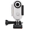 Asixxsix Mini WiFi Action Camera, 4K 30FPS 8MP 120° Grandangolo APP Controllo Collare Magnetico per Animali Fotocamera Subacquea 98FT Impermeabile Clip su Tasca Fotocamera Indossabile