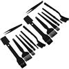 HOMSFOU 2sets Spazzola Pulizia per Tastiera Computer Antistatica Nylon Kit Pulizia Mini Spazzole Portatili Adatto per Monitor Fotocamera Ufficio