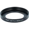 vhbw anello adattatore step-up da 55 mm a 77 mm compatibile con matte box 80 mm O.D. - Adattatore filtro, alluminio, nero opaco