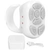 Topiky TikTok Bluetooth Remote Control Page Turner, Anello di Scorrimento Page Turner Clicker Remoto Otturatore della Fotocamera Pulsante Video Selfie, Clicker Pulsante Bluetooth per (Bianco)