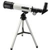 UHVUJDUI Telescopio astronomico di rifrazione 360X50 con treppiede portatile Sky Telescopio monoculare Regalo per osservazione spaziale