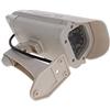 Othmro Falso Telecamera di Sicurezza Alimentata Solare Dummy CCTV Sistema di Sorveglianza, Adesivo per Casa Esterna Interno Bianco 2 pz