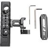 CAGUYLONA Grip con maniglia superiore per custodia universale per fotocamera, dotato di slider rimovibile da 36 mm, attacco a scarpa fredda e fori per viti da 1/4 e 3/8, inclusa la vite