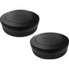 EKSMA Tappo corpo + copriobiettivo posteriore for Canon EOS M50 Mark II M5 M6 Mark II M200 M100 M10 M3 M2 M e altri Canon EF-M Mount Mirrorless Camera e obiettivo,[2 pezzi]