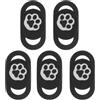 Warmhm Copertura Privacy Scorrevole Ultrasottile per Fotocamera Laptop e Smartphone, Set 5 Pezzi Protezione Antigraffio per Webcam Computer, Accessorio Sicurezza Privacy per Tablet