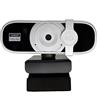 TIEOAXFT Webcam HD 1080P 2K 4K con microfono, telecamera USB for computer portatile, videoconferenza, lezioni online, Zoom, Skype, Teams(4K)
