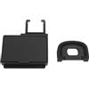 KIMISS Paraluce per Fotocamera, Schermo per Monitor LCD, Parasole per DSLR 1DX 1DX2, Cappuccio Parasole Pieghevole, Copertura Protettiva, Protezione per Schermo, Accessorio per Fotocamera