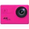 DIGNIFE Action Camera, HD 4K. Sport Impermeabile Camera Immersioni Aerea Fotografia Guida da 2,0 pollici WI-FI Sport DV.(Pink)