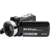 AUBEST Videocamera, Fotocamera digitale professionale 4K HD, schermo rotante TFT da 3 pollici portatile Videocamera 30MP 18XZoom Vlog Videoregistratore specifico for viaggi(64G,Standard)