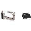 Generico Compatibile con la cornice di protezione for riprese video Sony A6400, gabbia for conigli, treppiede(Kit2 Titanium Akaban)