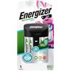 Energizer Recharge, caricabatterie con 4 pile ricaricabili AA NiMH incluse
