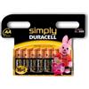Duracell Simply Duracell AA Stilo 16x