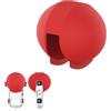 Pidynx Custodia protettiva in silicone per Insta360 X5 Full-Stealth, antiurto, impermeabile, resistente al sudore, facile da pulire, protezione integrale (rosso)