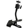 Beimus Morsetto universale con filettatura da 1/10 cm, per baby monitor, action camera e smartphone, braccio regolabile a collo d'oca flessibile