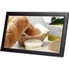 YPAPBHT Cornice for foto digitali con schermo LED da 22 pollici/24 pollici, lettore video ad alta definizione, riproduzione ciclica automatica di foto e video.(Black,22-inch)