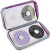 Gadget Hoppa - Custodia a portafoglio in plastica per CD/DVD, 40/80, ideale per Audio, MP3, Video CD, film, Blu Ray, console di gioco, dischi DJ