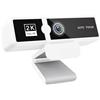 NGBFF Webcam, Webcam 4K con messa a fuoco automatica 30FPS, fotocamera for computer USB 2K/1080P doppio microfono integrato e copertura for la privacy(White-2K)