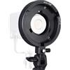 ciciglow Adattatore di Montaggio per il Supporto per Staffa Flash della Fotocamera in Alluminio, per LED Light Softbox Beauty Dish Reflector Ombrello