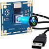 IFWATER Autofocus - Fotocamera USB da 8 MP 4K, con obiettivo senza distorsioni a 72°, Plug and Play, UVC USB2.0 per PC, compatibile con Windows Linux, ideale per videosorveglianza di sicurezza
