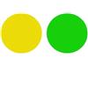 Generic Lenti in vetro ottico Diametro 42mm 41,8mm Lente rotonda trasparente rivestita di colore verde giallo rosso blu for torce LED C8 + C12(1pcs Yellow 1pc Blue)