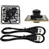 BAPPRJJ Modulo telecamera 2PCS 180 gradi 1MP 720P OV9732 1280x720 30fps Modulo telecamera USB Drive 0 for WinXP/7/8/10 con cavo da 100 cm(2PCS 1.1mm lens)