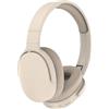 tinysiry Cuffie wireless sopra l'orecchio, cuffie wireless Bluetooth pieghevoli, cuffie stereo sopra l'orecchio 5.1 con riduzione intelligente del rumore per telefono PC da ufficio Beige