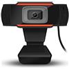 AUBEST Webcam, Webcam 1080P 720P Full HD Web Camera con microfono USB Web Cam for PC Computer portatile Live Streaming Mini fotocamera(720P)