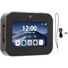 Tbest Fotocamera Digitale 4K da 64 MP Lettore Musicale per Filmati Grandangolari da 120 Gradi 3600 MAh (BLACK)