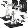 LS LIMO STUDIO LIMOSTUDIO LimoStudio AGG3212 - Staffa di montaggio a parete e soffitto, extra resistente, perno da 1,5 cm e filettatura da 1/4 con punta a vite, per studio fotografico e video, scenografie, lampadari