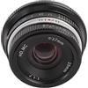 Generic 25mm F1.7 Manuale Vorticoso Lente Focalizzazione per X-E1 X-E2 X-A5 X-A7, Lente per Fotocamera Compatta FX Vintage FX per gli Appassionati di Fotografia Creativa (BLACK)