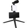 Generic Luce per selfie per telefono, treppiede per selfie, luce LED ad anello con clip, supporto multifunzionale per telefono con luce, supporto portatile per selfie per telefono, lampada per selfie a LED