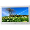 YPAPBHT Cornice for foto elettronica in metallo da 10,1 pollici, lettore video intelligente Ultra-HD, album fotografico digitale (domestico/commerciale)(Silver)