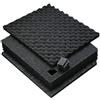 PELI 1551 Set Schiuma Di Ricambio, Accessorio Per Valigia Protector Originale, Compatibile 1550, Colore: Nero
