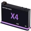 CQJFCYBRA Compatibile Con Insta, For Batteria 360X4, Accessori For Fotocamere Panoramiche 360, Batterie, Fotocamera Da 2500 MAh.(1 Battery)