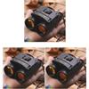 Mealoodiousmusea 3 set Telescopio Plastica 30x60 Ottico Binocolo Spotting Scopes Visione Trasparente Telescopi Accessori Campeggio Focus Binocolo Pellicola rossa, nero