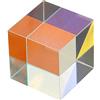Generic Lenti in vetro ottico Combinazione di fascio prisma a cubo ottico da 15 mm x 15 mm