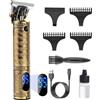 AMAPOLAS Tagliacapelli Uomo Professionale,Rasoio Elettrico Barba Uomo, Precisione Trimmer, Impermeabile Regolabarba, 3 Pettini Ricarica USB per Uso Domestico - modelli casuali