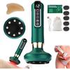 Panruia Massaggiatore Anti Cellulite, Anticellulite, Massaggiatore Elettrico A Coppetta Con Aspirazione A Vuoto Gua Sha, Aspirazione Regolabile, Per Il Collo, La Schiena (Verde)