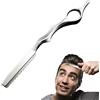 Zunishaone Rasoio di taglio di capelli | Razor di capelli con manico in lega in acciaio inossidabile, acconciatura per textura, taglio preciso, maniglia non slittata, soggiorno o uso della casa
