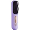 Generico Piastra Per Capelli Corti, Spazzola Riscaldata Con 3 Temperature E LED, Leggera E Portatile, Design Anti-scottatura, Pettine Elettrico Senza Fili Per Uso Domestico Salone Di Bellezza Ragazze Feste