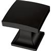 Franklin Brass P41758K-FB-B Pomello Lombardo 1 (25 mm), Nero Opaco, Confezione da 5
