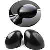 uvcany MINI F54-F60 Prima di giugno 2019 Coperture per specchietti laterali per porta auto Mini Cooper One/D/SD/S/JCW Serie F F54 F55 F56 F57 F60(Nero lucido, serie F senza foro luminoso)
