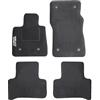 Auto Accessori Lupex Tappetini Auto Compatibili con Stelvio | Set 4 Pezzi Anteriori e Posteriori, 6 Clip di Fissaggio, Tappeti Sagomati in Moquette, con Ricamo Lato Guida, Antiscivolo