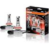 OSRAM NIGHT BREAKER LED SMART H16; Fari fendinebbia a LED omologati per la circolazione stradale; fascio luminoso fendinebbia più ampio; 6000K; 2 lampade