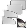 MLUQPEZUZ Parasole Auto, per Audi A3 8P 8V Sportback 2003 2004 2005-2025 2026 Tendine Magnetiche Accessori Auto Finestrini Laterali Anteriori Posteriori Protezione UV Privacy,B